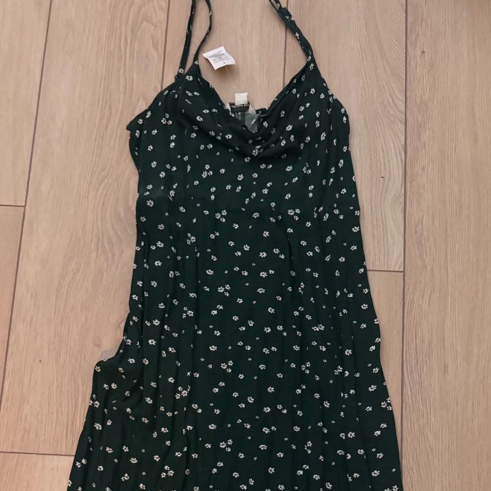 American Eagle Outfitters Dark Green Floral Maxi Dress